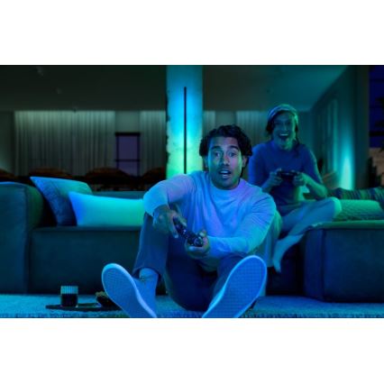 Philips - LED RGBW Hämardatav põrandalamp Hue SIGNE LED/29W/230V 2000-6500K must