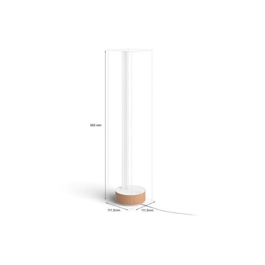 Philips - LED RGBW Hämardatav laualamp Hue SIGNE LED/11,8W/230V 2000-6500K