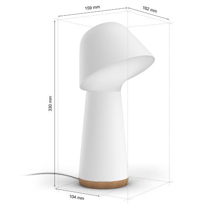 Philips - LED RGBW Hämardatav laualamp Hue TWILIGHT LED/13,4W/230V 2000-6500K
