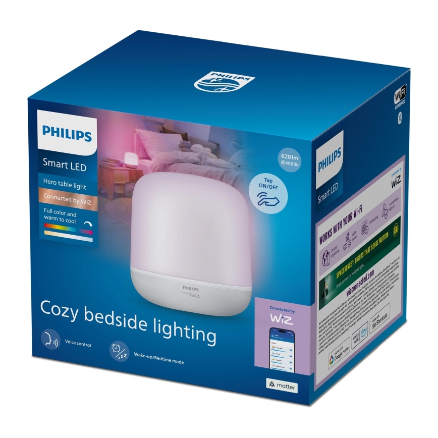 Philips - LED RGBW Nutikas hämaratav puutetundlik lauavalgusti LED/9W/230V 2200-6500K Wi-Fi