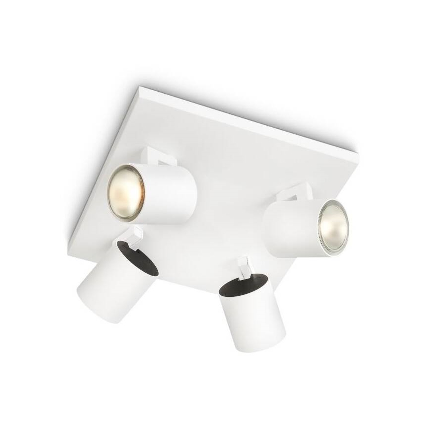 Philips - LED RGBW hämardatav spottvalgusti RUNNER 4xGU10/6,5W/230V 2700-6500K valge