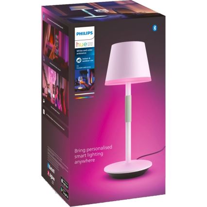 Philips - LED RGBW Väli hämardatav puutetundlik lamp Hue GO LED/6,2W/230V 2000-6500K IP54