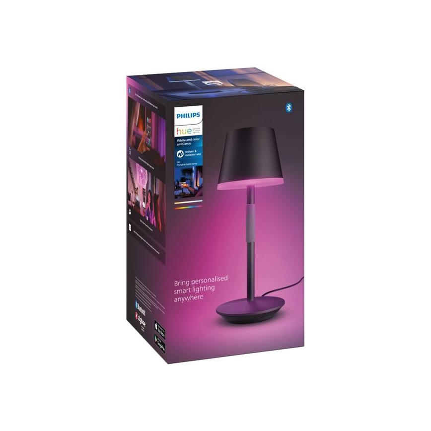 Philips - LED RGBW Väli hämardatav puutetundlik lamp Hue GO LED/6,2W/230V 2000-6500K IP54
