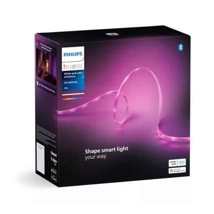 Philips - hämardatav LED RGBW-riba Hue White and Color Ambiance 10 m, LED/20 W/230 V, 2000–6500 K