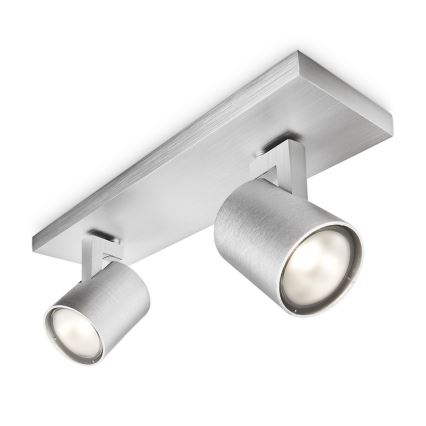 Philips - LED RGBW hämardatav suunavalgusti RUNNER 2xGU10/6,5W/230V 2700-6500K mattkroom
