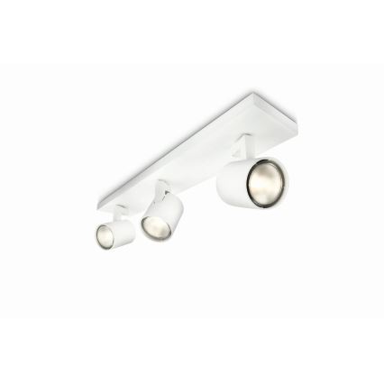 Philips - LED RGBW hämardatav punktvalgusti RUNNER 3xGU10/6,5W/230V 2700-6500K valge