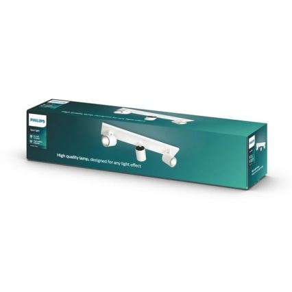 Philips - LED RGBW hämardatav punktvalgusti RUNNER 3xGU10/6,5W/230V 2700-6500K valge
