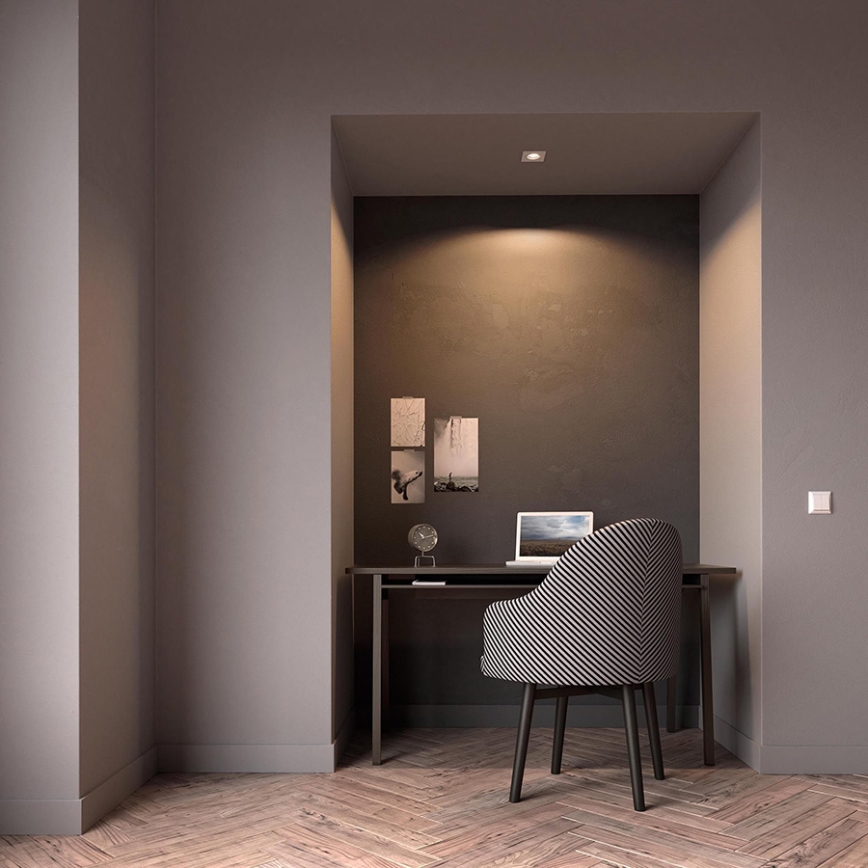 Philips - LED RGBW hämardatav lae sisse paigaldatav valgusti DONEGAL 1xGU10/4,8W/230V + kaugjuhtimispult