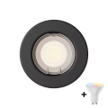 Philips - LED RGBW hämardatav süvistatav laevalgusti PERIDOT 1xGU10/6,5W/230V 2700-6500K must