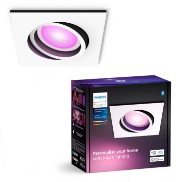 Philips - LED RGBW Hämardatav süvistatav valgusti Hue CENTURA 1xGU10/4,2W/230V 2000-6500K