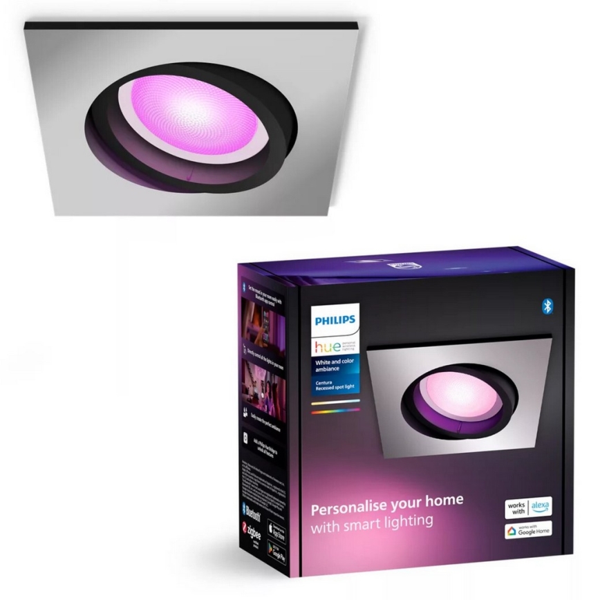 Philips - LED RGBW Hämardatav süvistatav valgusti Hue CENTURA 1xGU10/4,2W/230V 2000-6500K