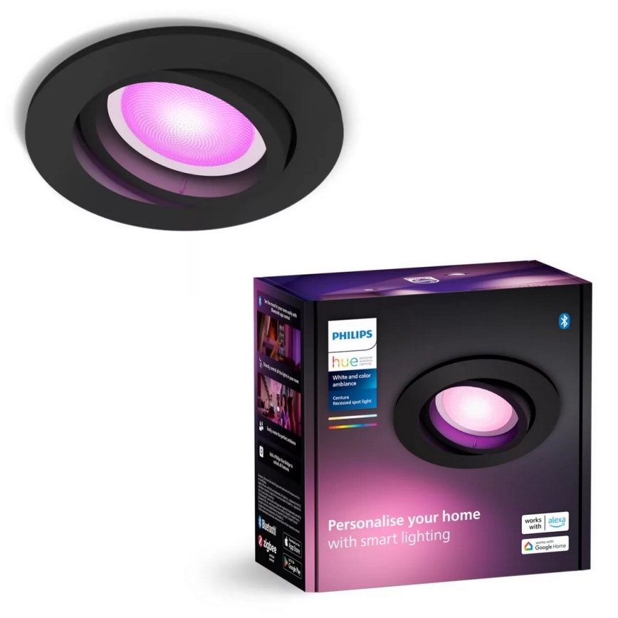 Philips - LED RGBW Hämardatav süvistatav valgusti Hue CENTURA 1xGU10/4,2W/230V 2000-6500K