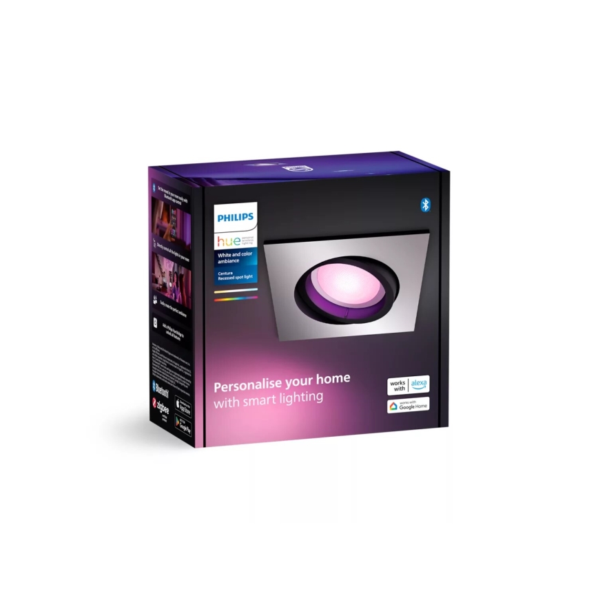 Philips - LED RGBW Hämardatav süvistatav valgusti Hue CENTURA 1xGU10/4,2W/230V 2000-6500K