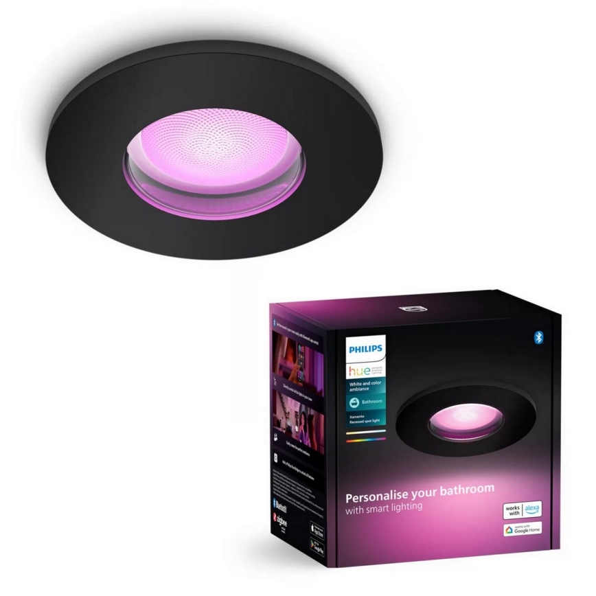 Philips - LED RGBW Hämardatav süvistatav valgusti vannituppa Hue XAMENTO 1xGU10/4,2W/230V 2000-6500K IP44