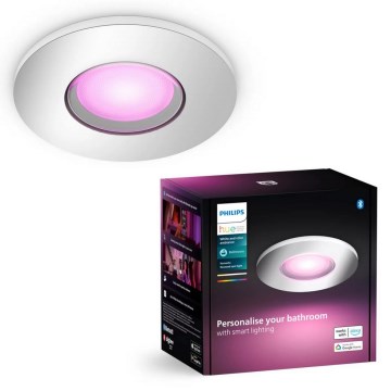 Philips - LED RGBW Hämardatav süvistatav valgusti vannituppa Hue XAMENTO 1xGU10/4,2W/230V 2000-6500K IP44
