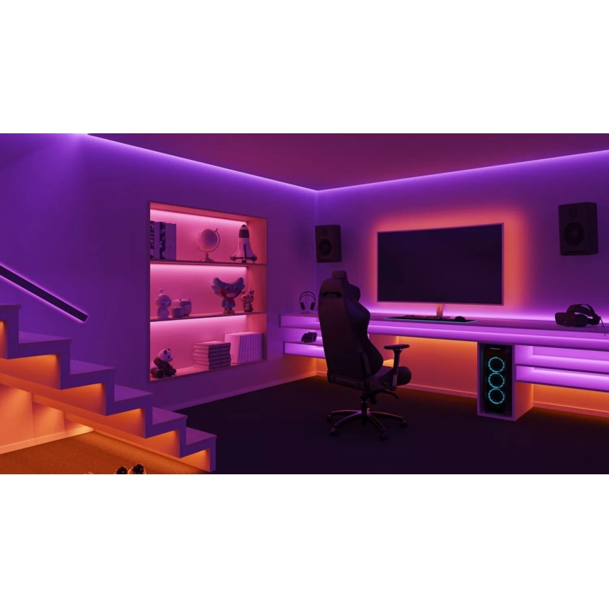 Philips - LED RGBW Hämardatav valgusriba Hue WHITE AND COLOR AMBIANCE 5m LED/20W/230V 2000-6500K
