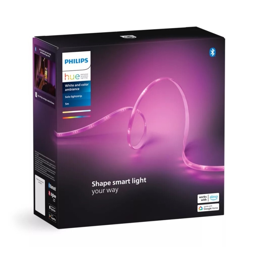 Philips - LED RGBW Hämardatav valgusriba Hue WHITE AND COLOR AMBIANCE 5m LED/20W/230V 2000-6500K