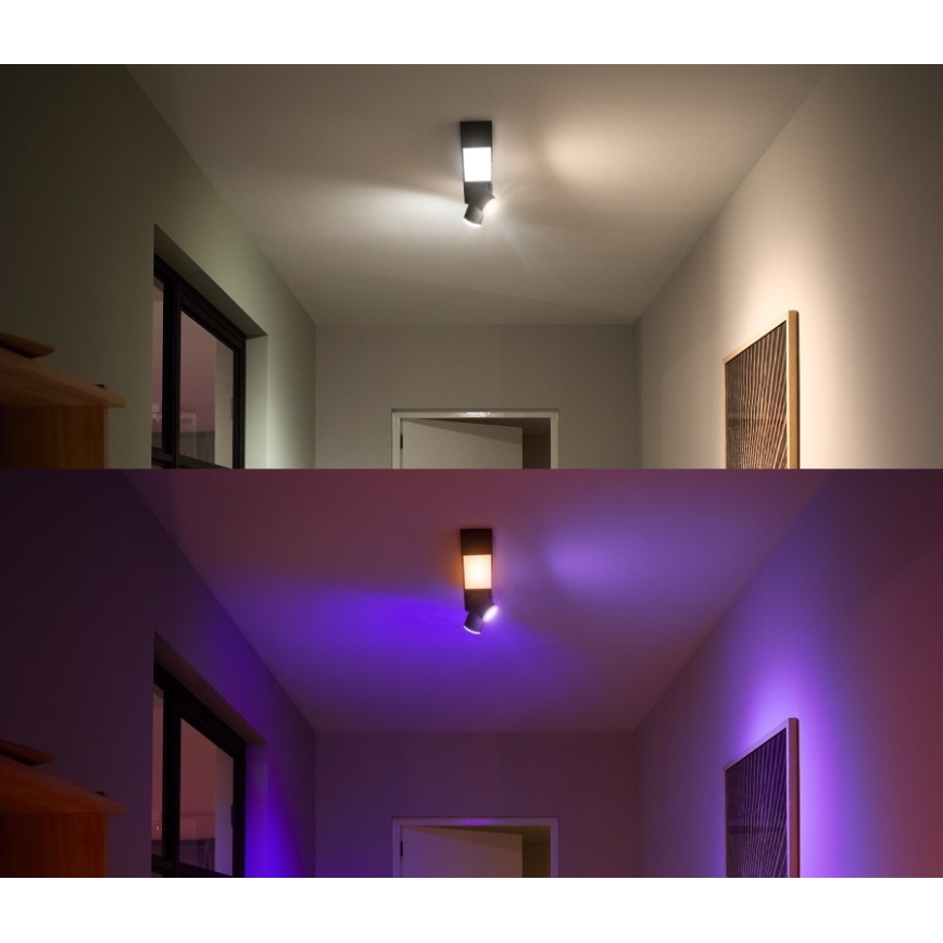 Philips - LED RGBW Hämardatav kohtvalgusti Hue CENTRIS LED/11W/230V + 2xGU10/5,7W