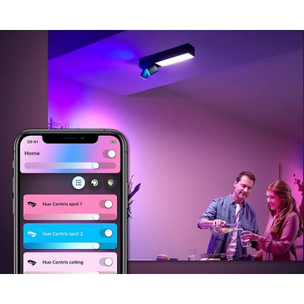 Philips - LED RGBW Hämardatav kohtvalgusti Hue CENTRIS LED/11W/230V + 2xGU10/5,7W