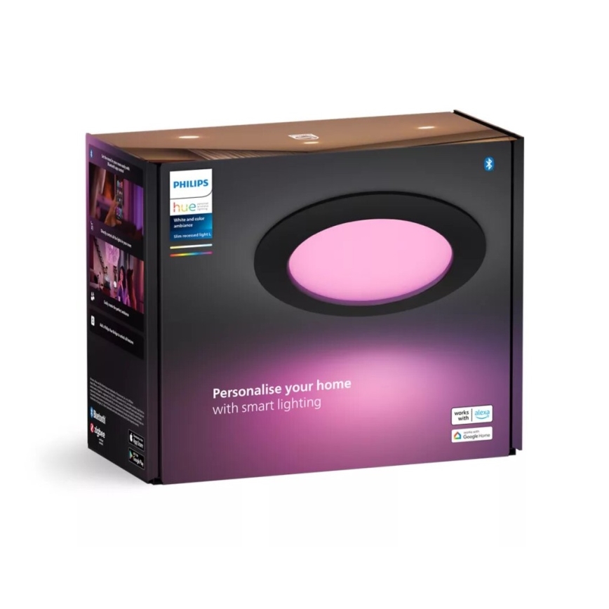 Philips - LED RGBW Hämardatav süvistatav valgusti vannituppa Hue SLIM LED/12W/230V IP44 2200-6500K