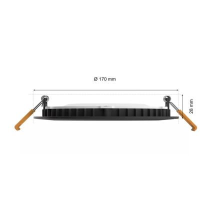 Philips - LED RGBW Hämardatav süvistatav valgusti vannituppa Hue SLIM LED/12W/230V IP44 2200-6500K