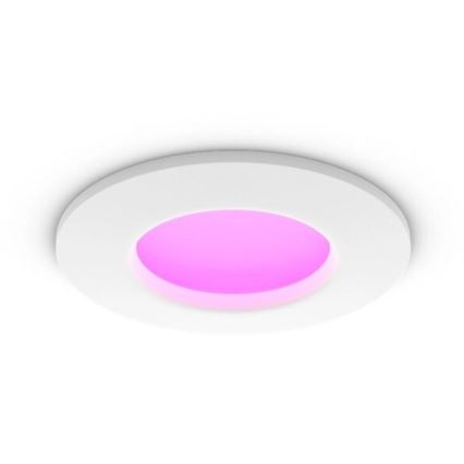 Philips - LED RGBW Hämardatav süvistatav valgusti vannituppa Hue SLIM LED/8,3W/230V 2000-6500K IP44 valge