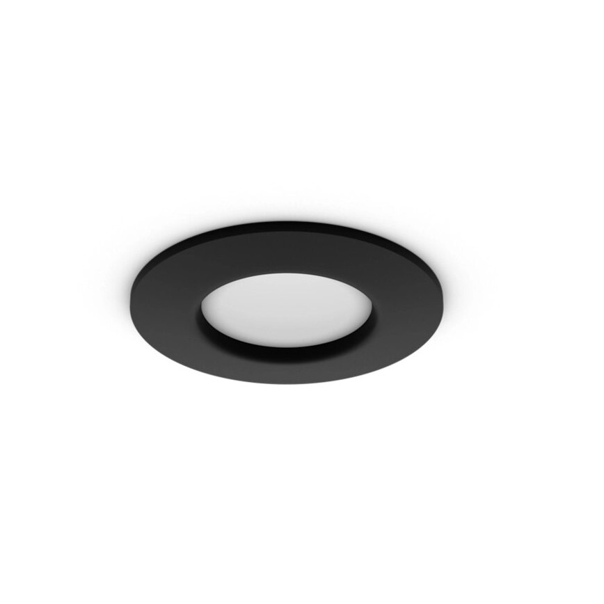 Philips - LED RGBW Hämardatav süvistatav valgusti vannituppa Hue SLIM LED/8,3W/230V 2000-6500K IP44 must