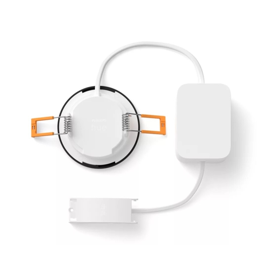 Philips - LED RGBW Hämardatav süvistatav valgusti vannituppa Hue SLIM LED/8,3W/230V 2000-6500K IP44 must