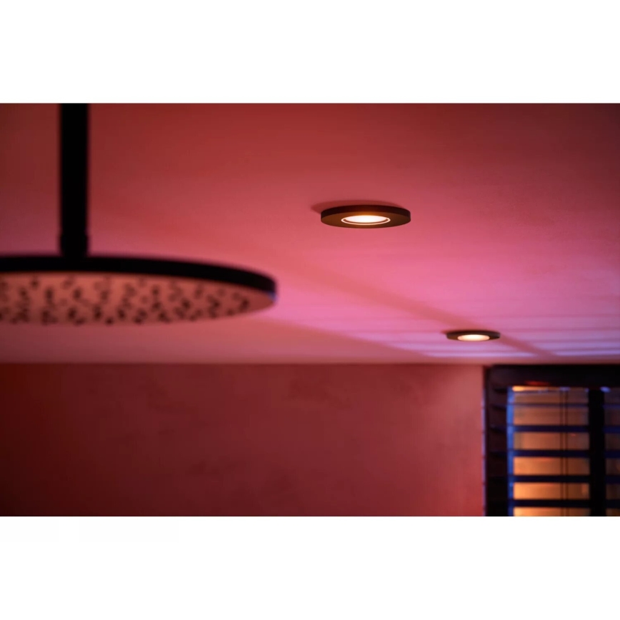 Philips - LED RGBW Hämardatav süvistatav valgusti vannituppa Hue XAMENTO 1xGU10/4,2W/230V 2000-6500K IP44