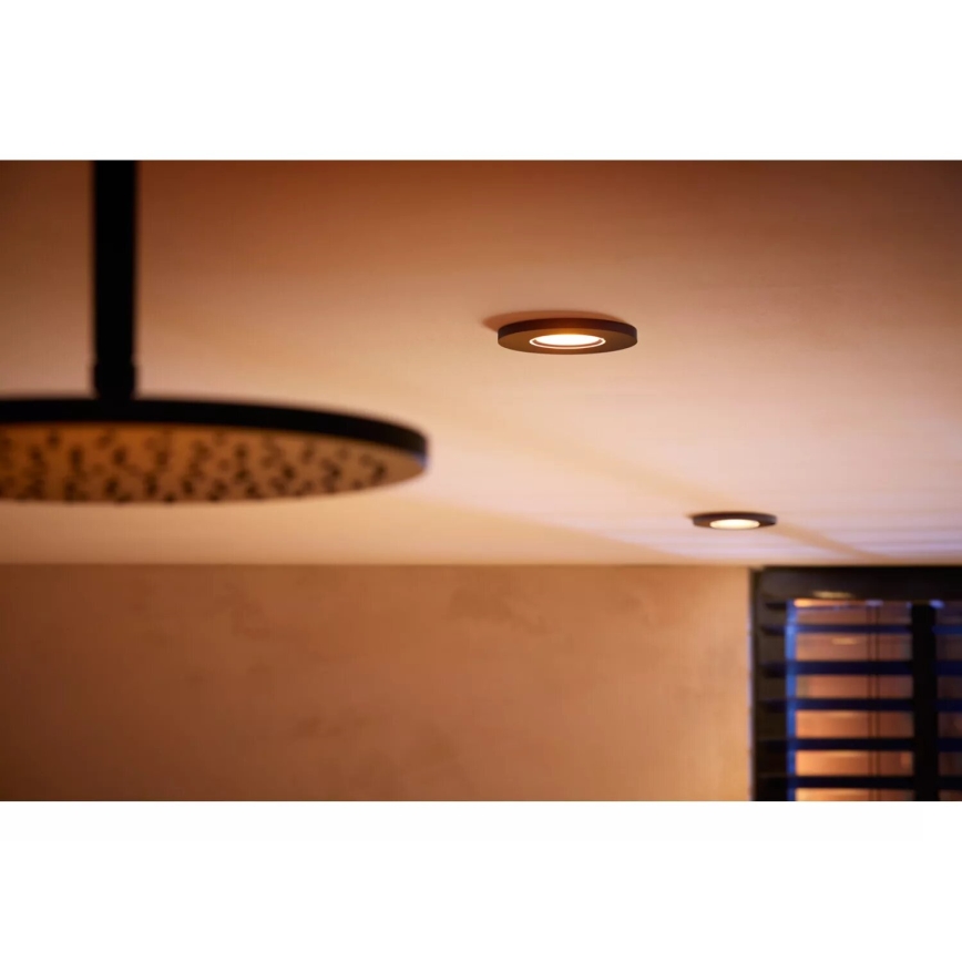 Philips - LED RGBW Hämardatav süvistatav valgusti vannituppa Hue XAMENTO 1xGU10/4,2W/230V 2000-6500K IP44