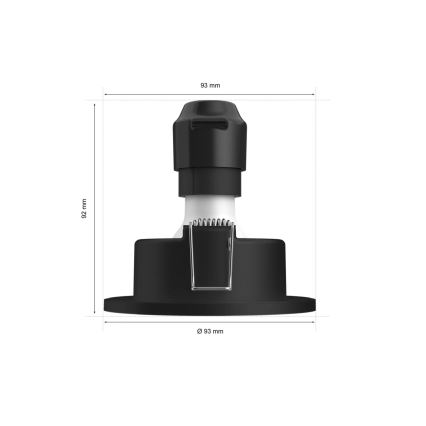 Philips - LED RGBW Hämardatav süvistatav valgusti vannituppa Hue XAMENTO 1xGU10/4,2W/230V 2000-6500K IP44