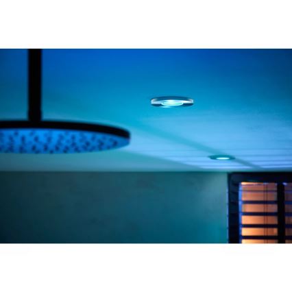 Philips - LED RGBW Hämardatav süvistatav valgusti vannituppa Hue XAMENTO 1xGU10/4,2W/230V 2000-6500K IP44