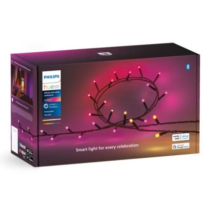 Philips - LED RGBW Hämardatav väli valguskett HUE WHITE AND COLOR AMBIANCE 250xLED 24,4 m 2000-6500K IP54