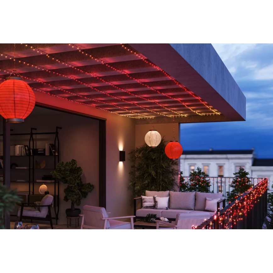 Philips - LED RGBW Hämardatav väli valguskett HUE WHITE AND COLOR AMBIANCE 500xLED 44,4 m 2000-6500K IP54