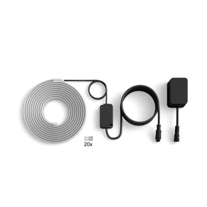 Philips - LED RGBW hämardatav välisvalgustusriba Hue FLUX 5m LED/30W/230V 2200-6500K IP67 + liikumisandur
