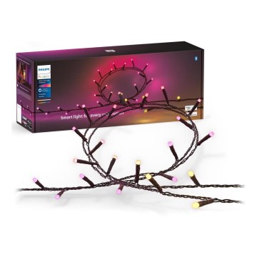Philips - LED RGBW hämardatav välistingimustes kasutatav valguskett HUE WHITE AND COLOR AMBIANCE 500xLED 44,4 m 2000-6500K IP54