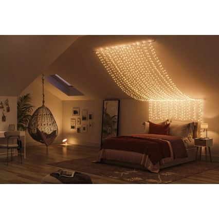 Philips - LED RGBW hämardatav välistingimustes kasutatav valguskett HUE WHITE AND COLOR AMBIANCE 500xLED 44,4 m 2000-6500K IP54