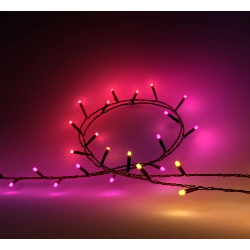 Philips - LED RGBW hämardatav välistingimustes kasutatav valguskett HUE WHITE AND COLOR AMBIANCE 500xLED 44,4 m 2000-6500K IP54