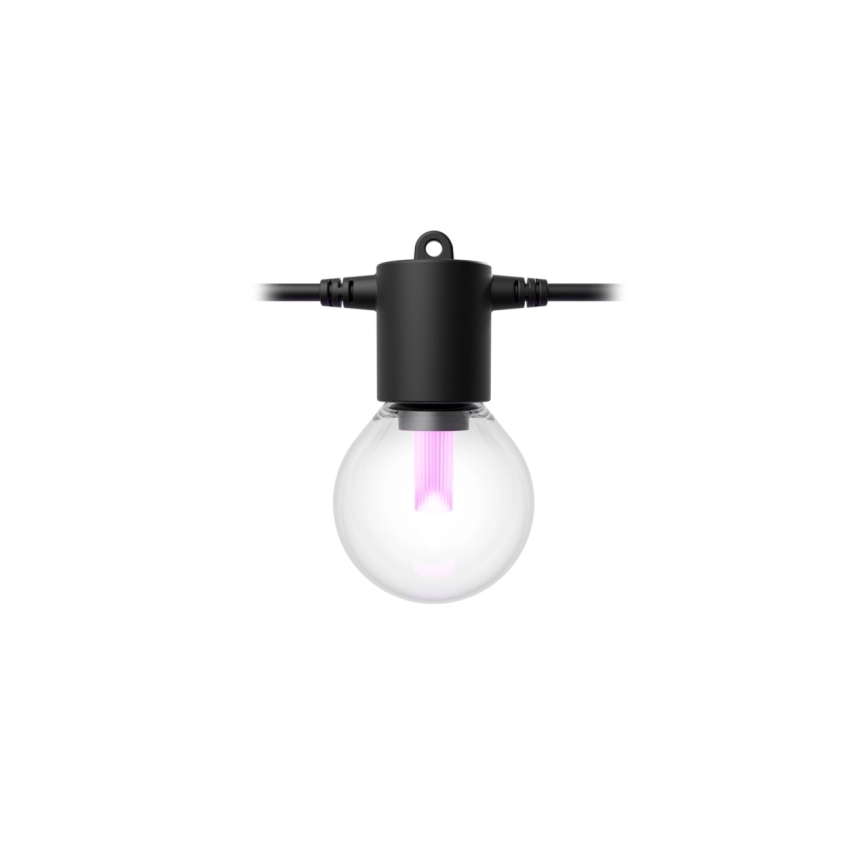 Philips - LED RGBW hämardatav välisvalgustuskett Hue FESTAVIA 20xLED 14m IP65