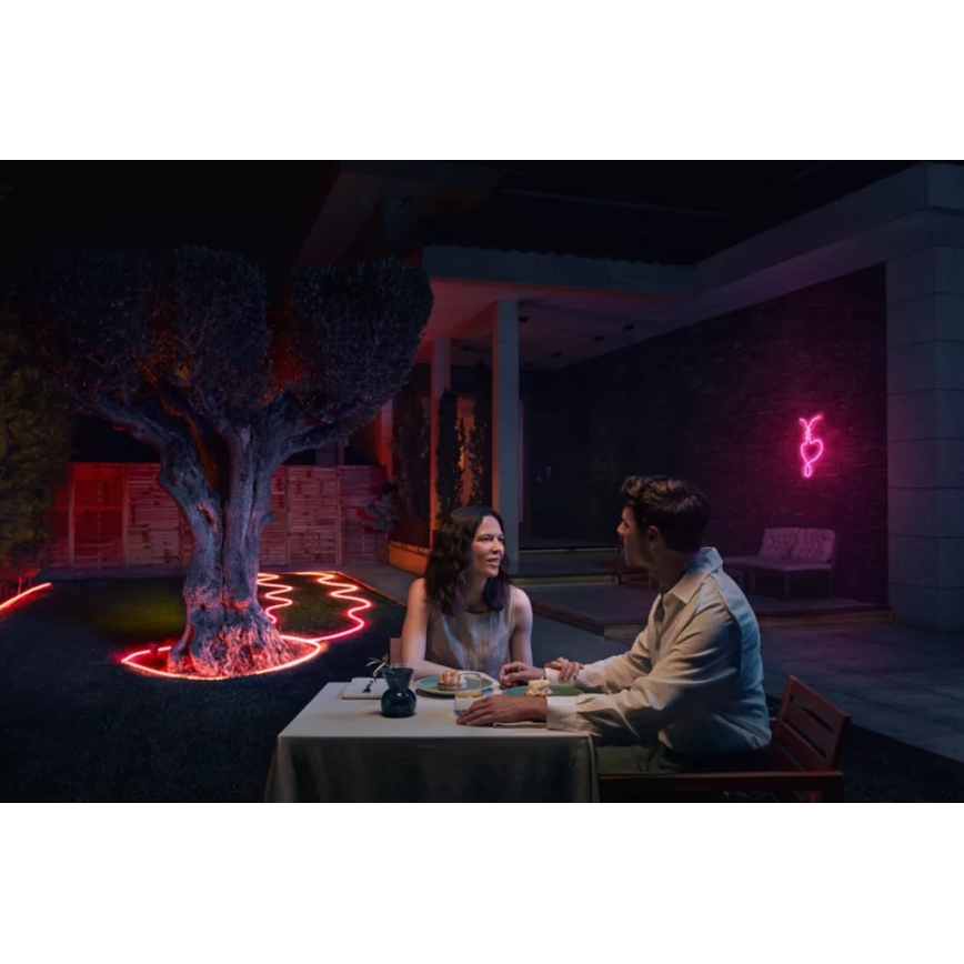 Philips - RGBW, hämardatav välitingimustele sobiv LED-riba Hue NEON 5m LED/30W/230V 2200-6500K IP67