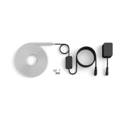 Philips - Hue NEON 5m LED RGBW hämardatav välisvalgustusriba 30W/230V 2200-6500K IP67 + liikumisandur
