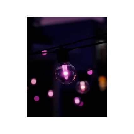 Philips - LED RGBW hämardatav välivalguskett Hue FESTAVIA 10xLED 7m IP65