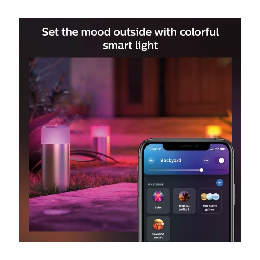 Philips - LED RGBW Hämardatav välivalgusti Hue CALLA LED/8W/230V IP44