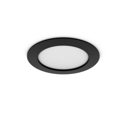 Philips - LED RGBW hämardatav vannitoa sissepaigaldatav laevalgusti Hue SLIM LED/12W/230V 1000-20000K must IP44