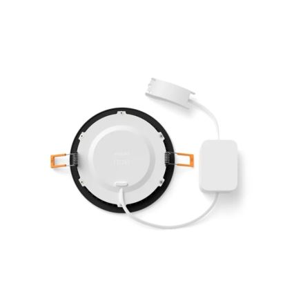 Philips - LED RGBW hämardatav vannitoa sissepaigaldatav laevalgusti Hue SLIM LED/12W/230V 1000-20000K must IP44