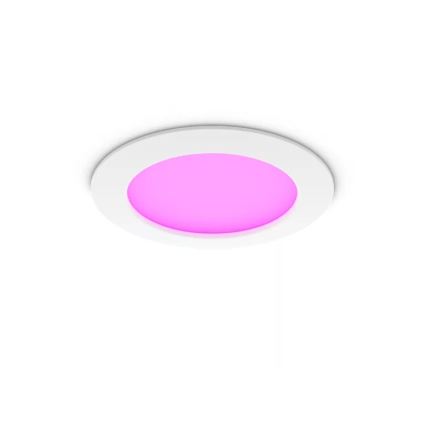 Philips - LED RGBW hämardatav vannitoa sisseehitatav laevalgusti Hue SLIM LED/12W/230V 1000-20000K valge IP44