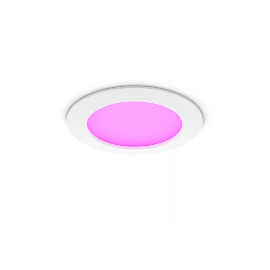 Philips - LED RGBW hämardatav vannitoa sisseehitatav laevalgusti Hue SLIM LED/12W/230V 1000-20000K valge IP44
