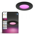 Philips - LED RGBW hämardatav vannitoa süvistatud laevalgusti Hue SLIM LED/8,3W/230V 1000-20000K must P44