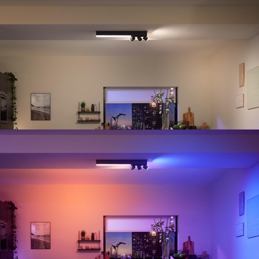 Philips - LED RGBW Hämardatav kohtvalgusti LED/25W/230V + 3xGU10/5,7W