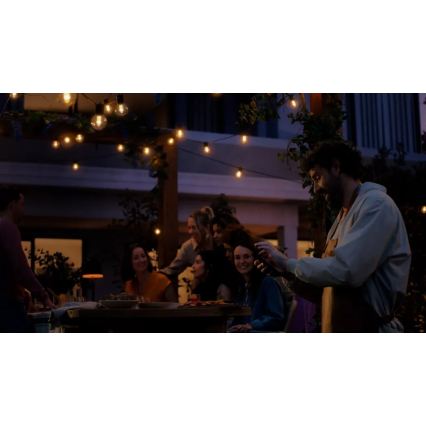 Philips - LED RGBW pikendatav, hämardatav välisvalgustite kett Hue FESTAVIA 30xLED 21m IP65